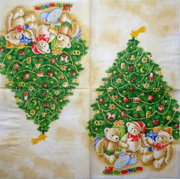 TW-077 Teddy Weihnachten - 3-lagig - Paper Design